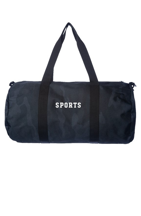 The Iconic SPORTS Brand Duffle Bag Black Camo